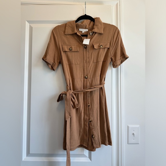 NWT Brown Dress - Picture 1 of 4